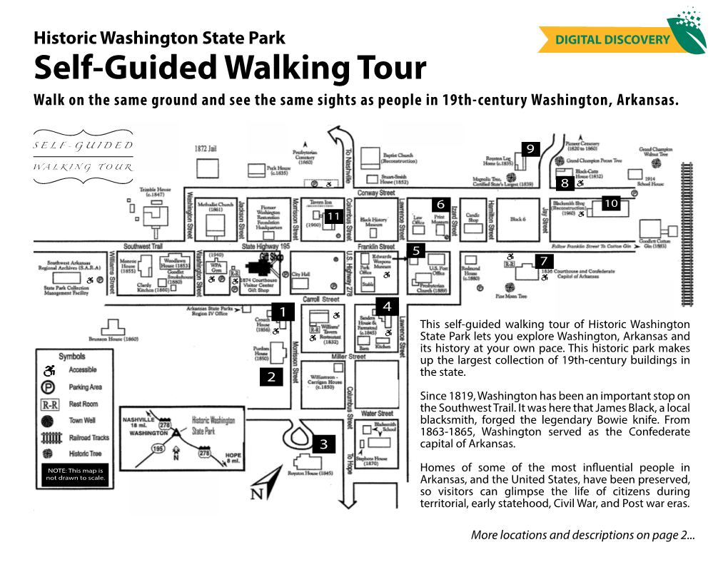 Self-Guided Tour of Historic Washington State Park