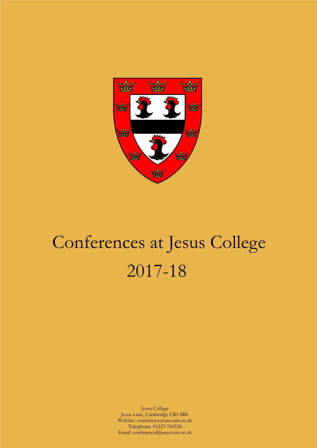 Conferences at Jesus College 2017-18