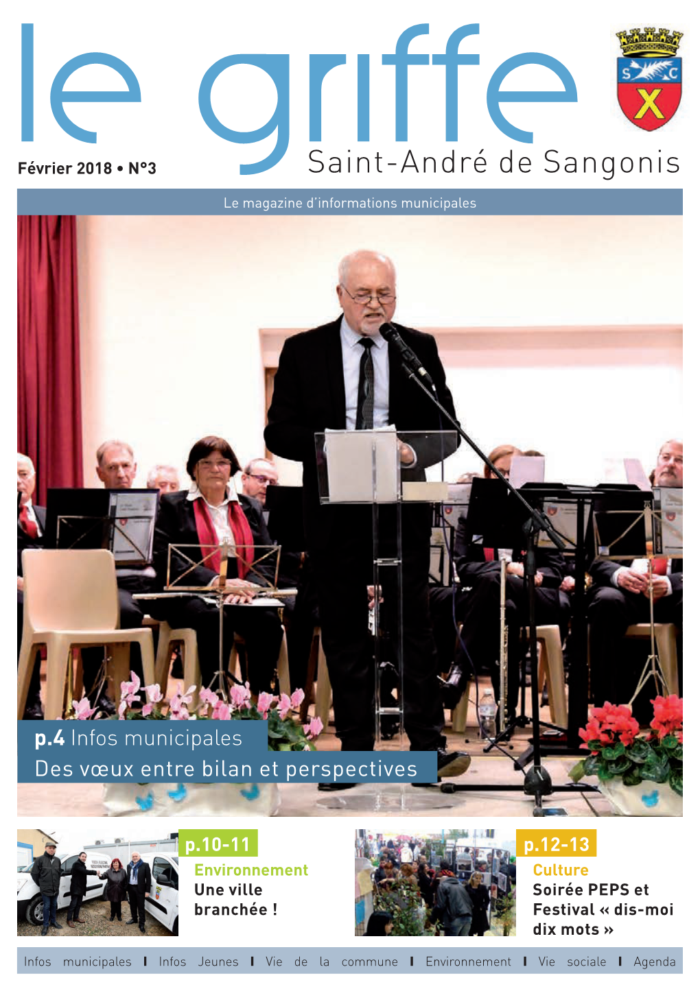 LE GRIFFE Février 2018 • N°3 Saint-André De Sangonis