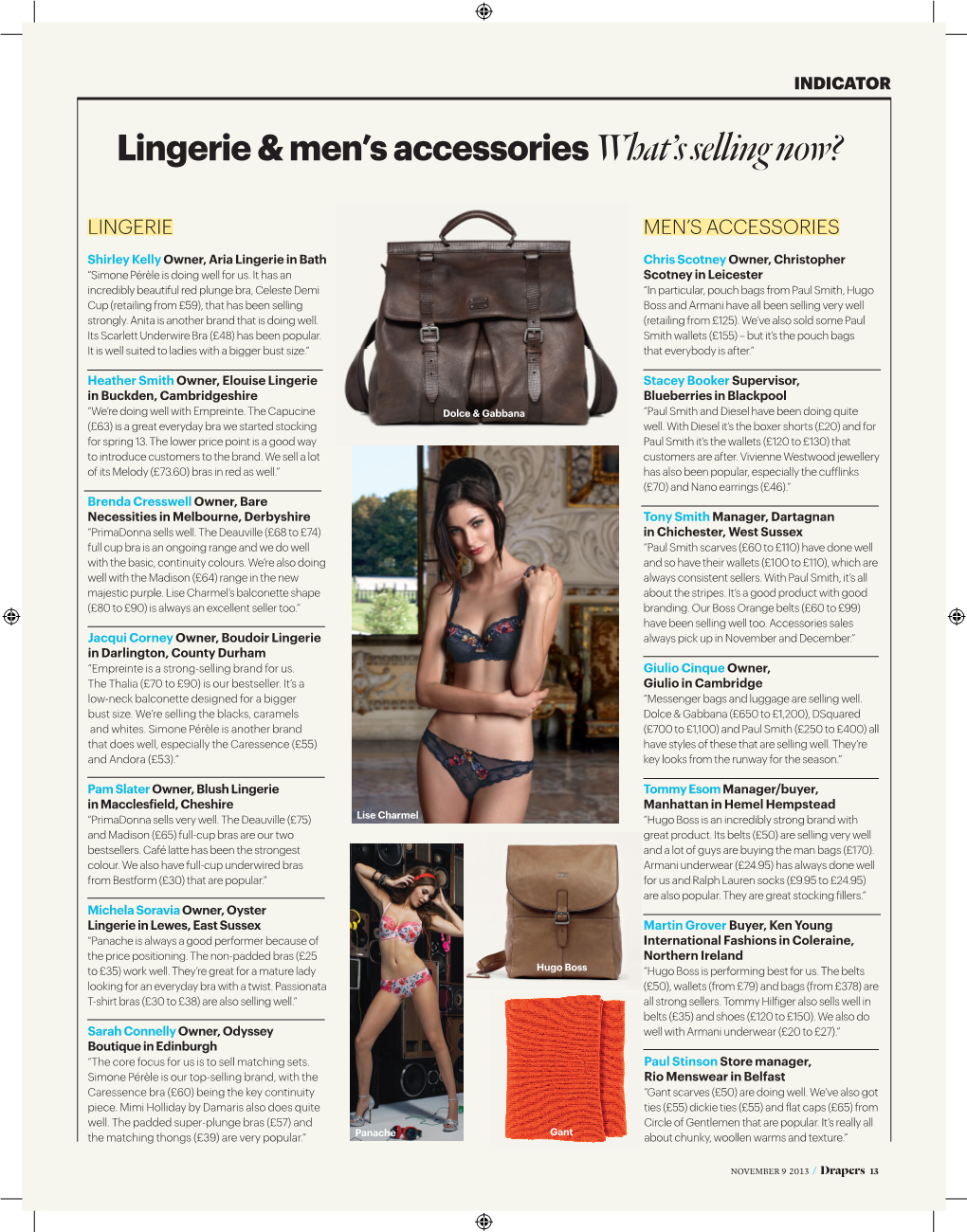 Lingerie & Men's Accessories What's Selling Now?