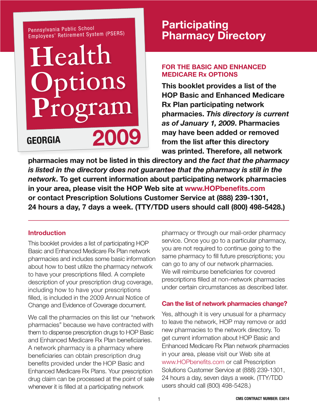 Health Options Program