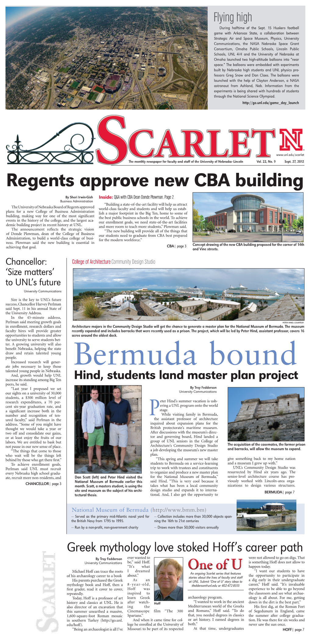 Regents Approve New CBA Building