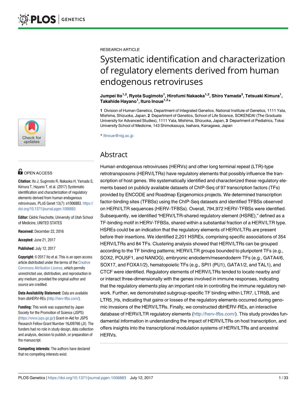 Systematic Identification and Characterization of Regulatory Elements Derived from Human Endogenous Retroviruses