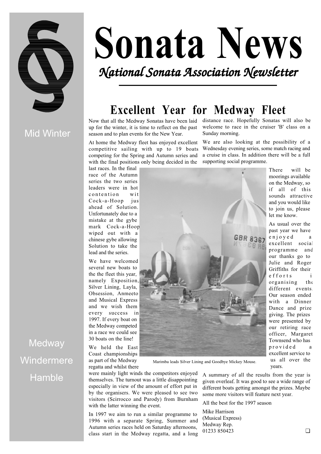 National Sonata Association Newsletter