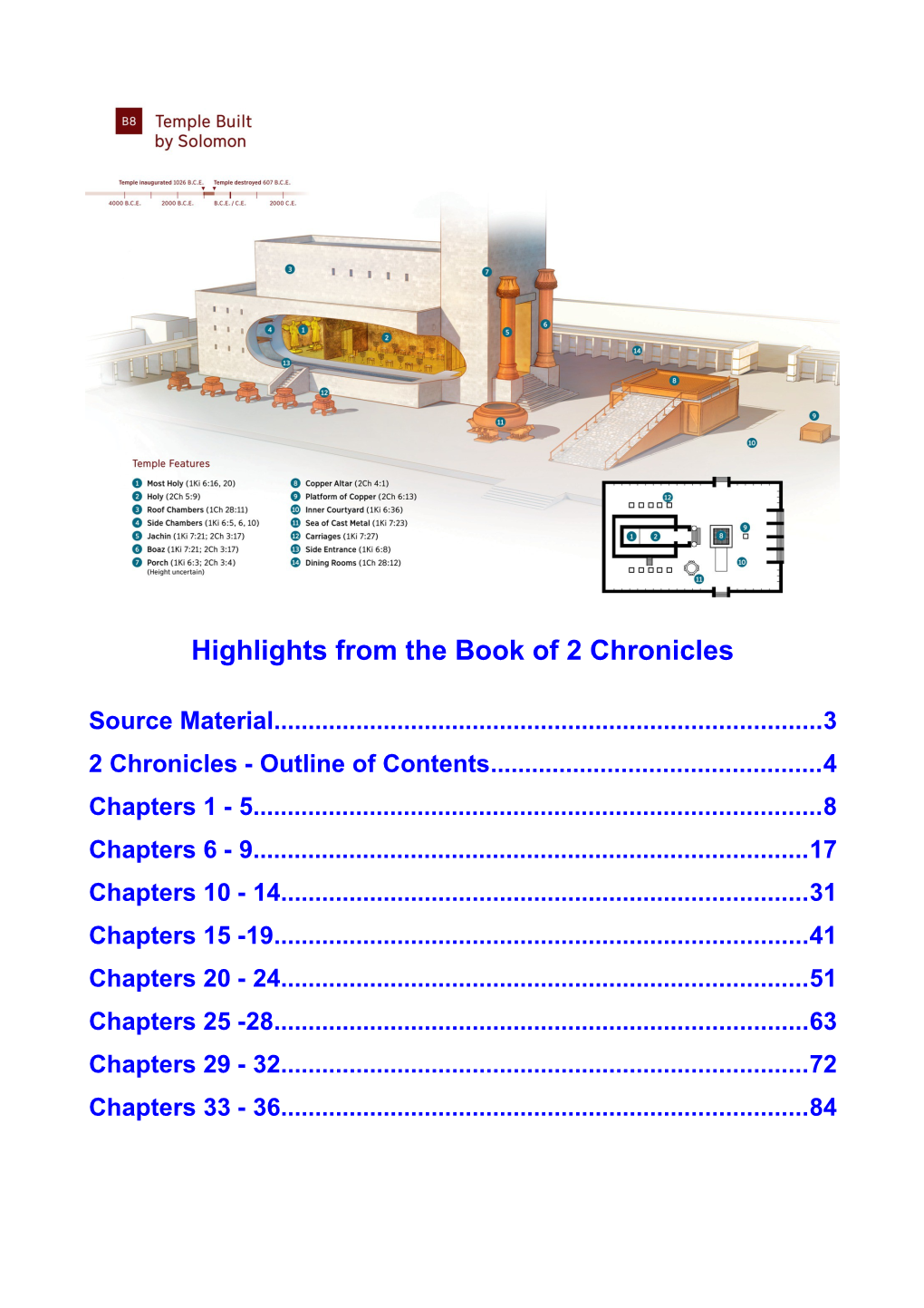 Highlights from the Book of 2 Chronicles