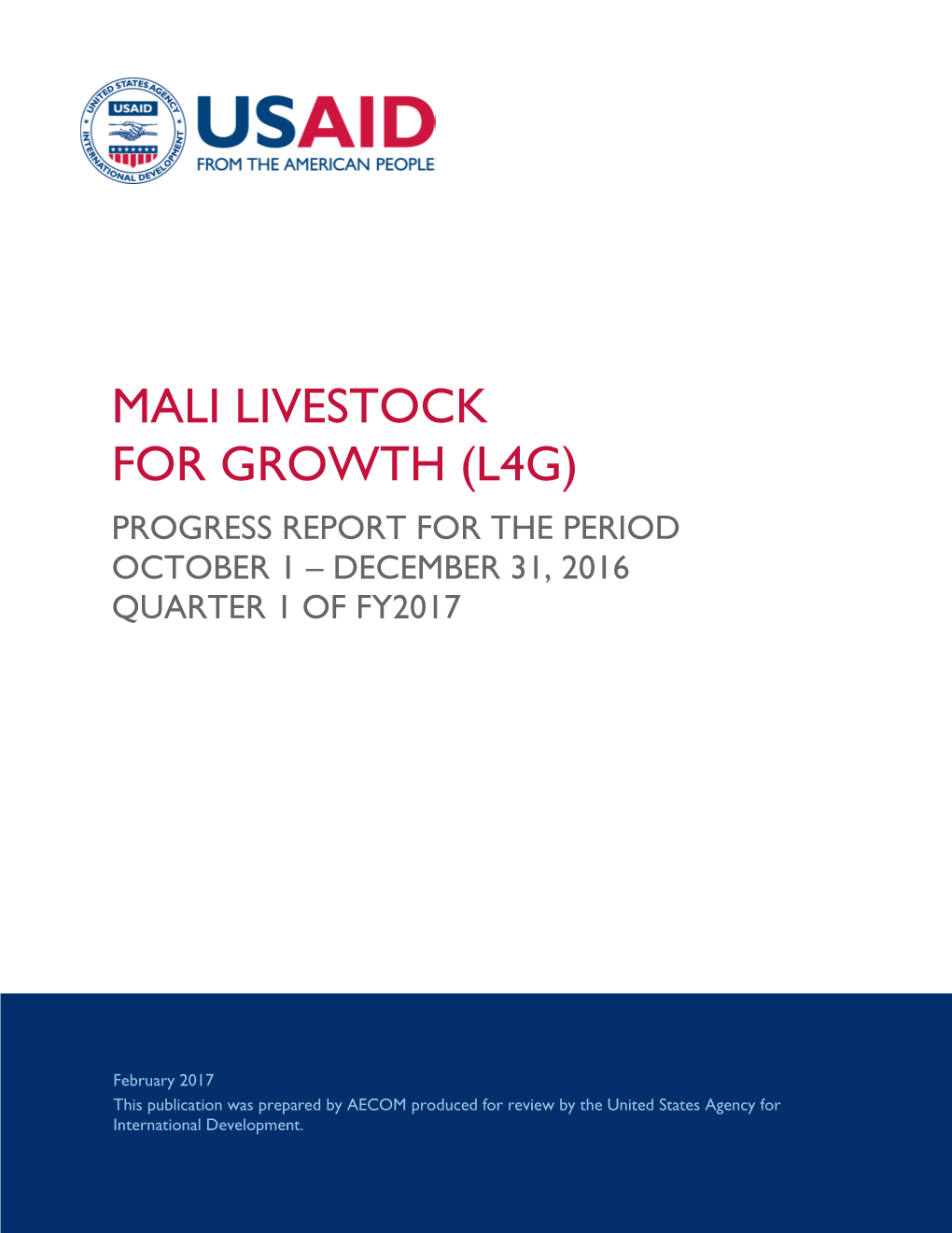 Mali Livestock for Growth (L4G) 1