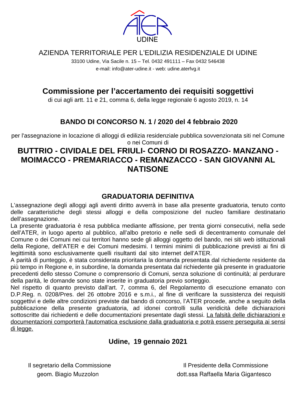 Buttrio - Cividale Del Friuli- Corno Di Rosazzo- Manzano - Moimacco - Premariacco - Remanzacco - San Giovanni Al Natisone