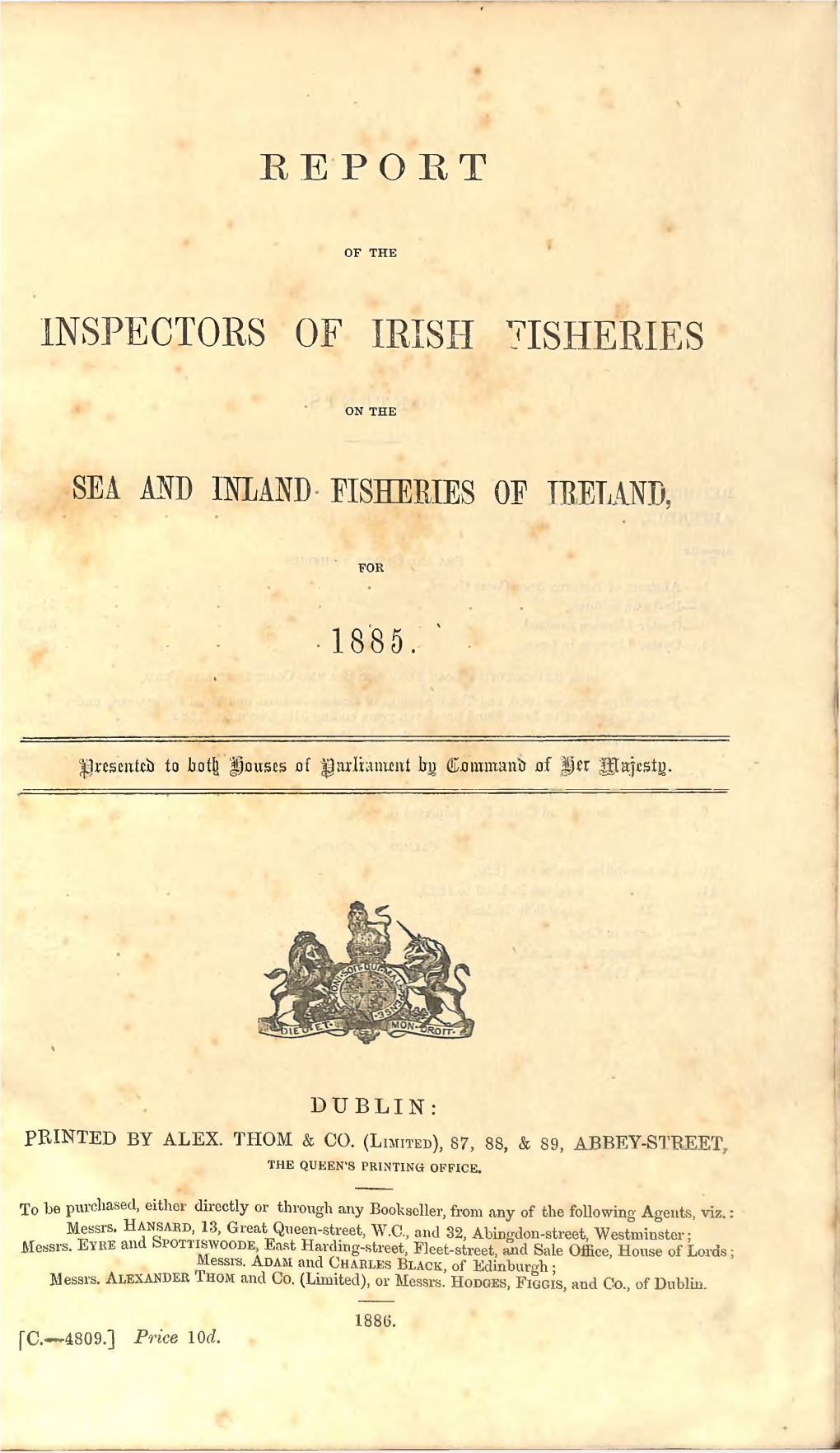 Inspectors of Irish Fisheries