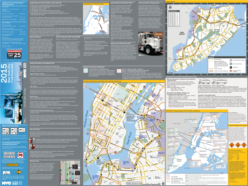 New York City Truck Route