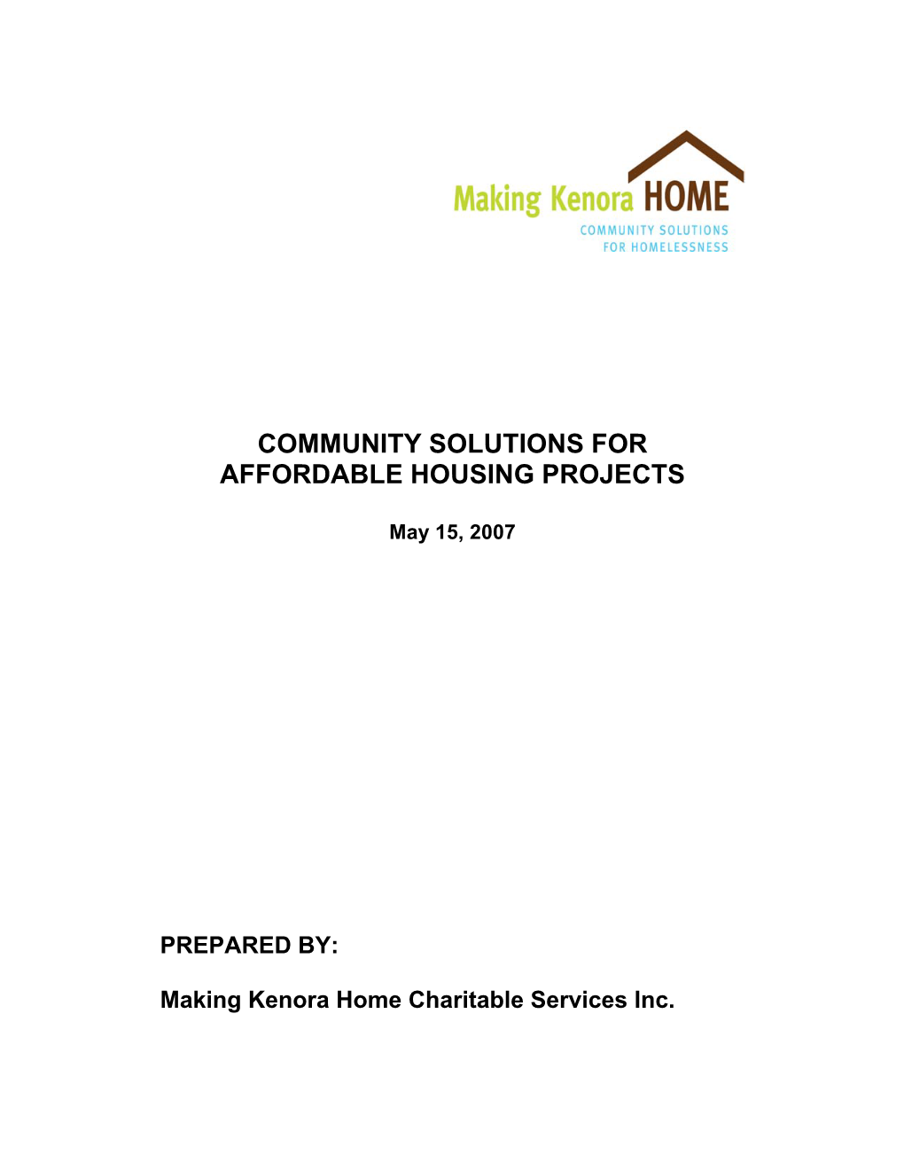 Community Solutions for Affordable Housing Projects
