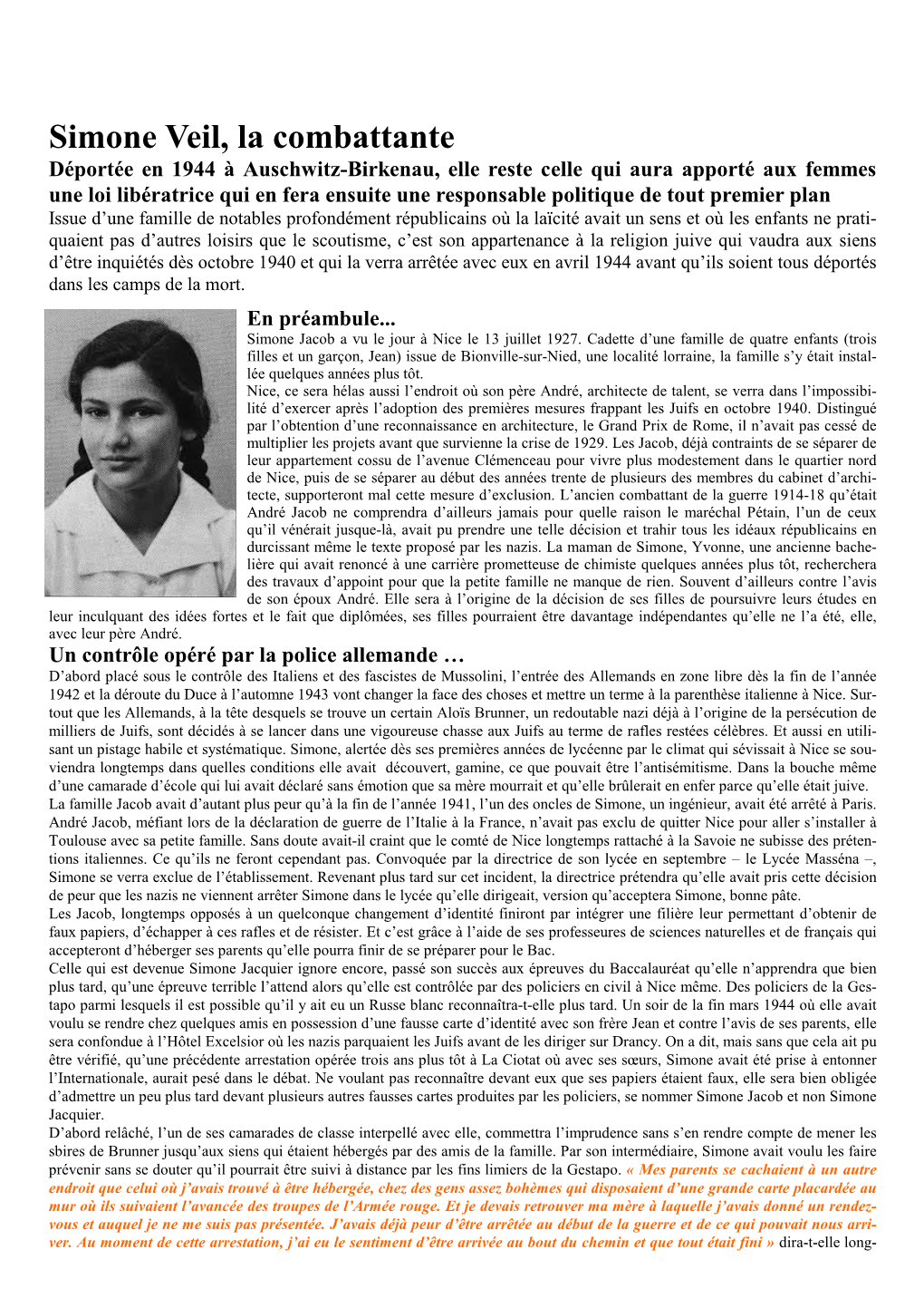 Knol Simone Veil