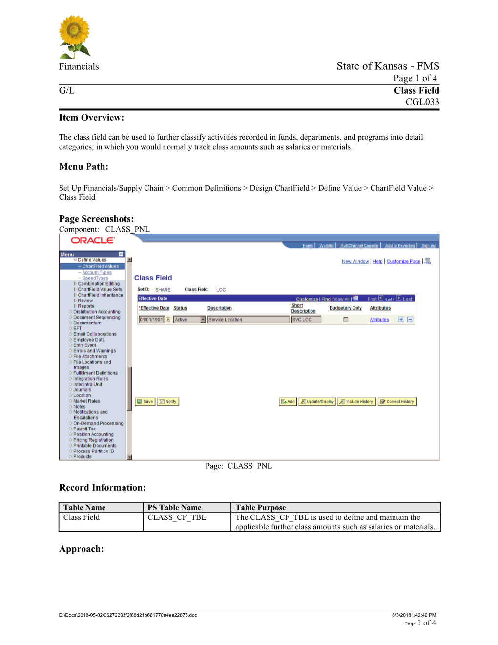 Financials State of Kansas - FMS Page 1 of 4 s1