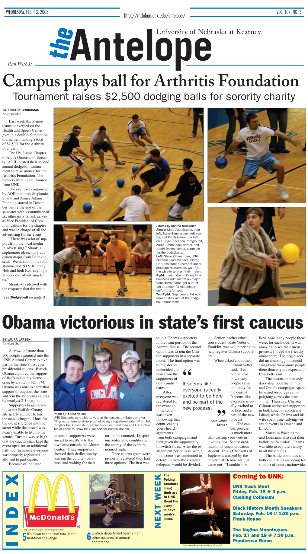 Obama Victorious in State's First Caucus