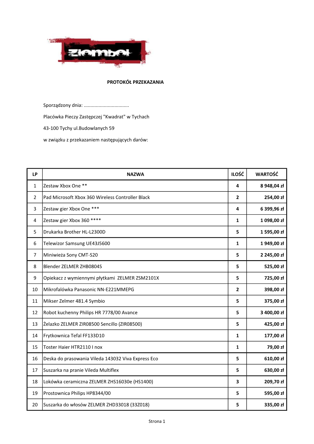 Placówka Pieczy Zastępczej "Kwadrat" W Tychach