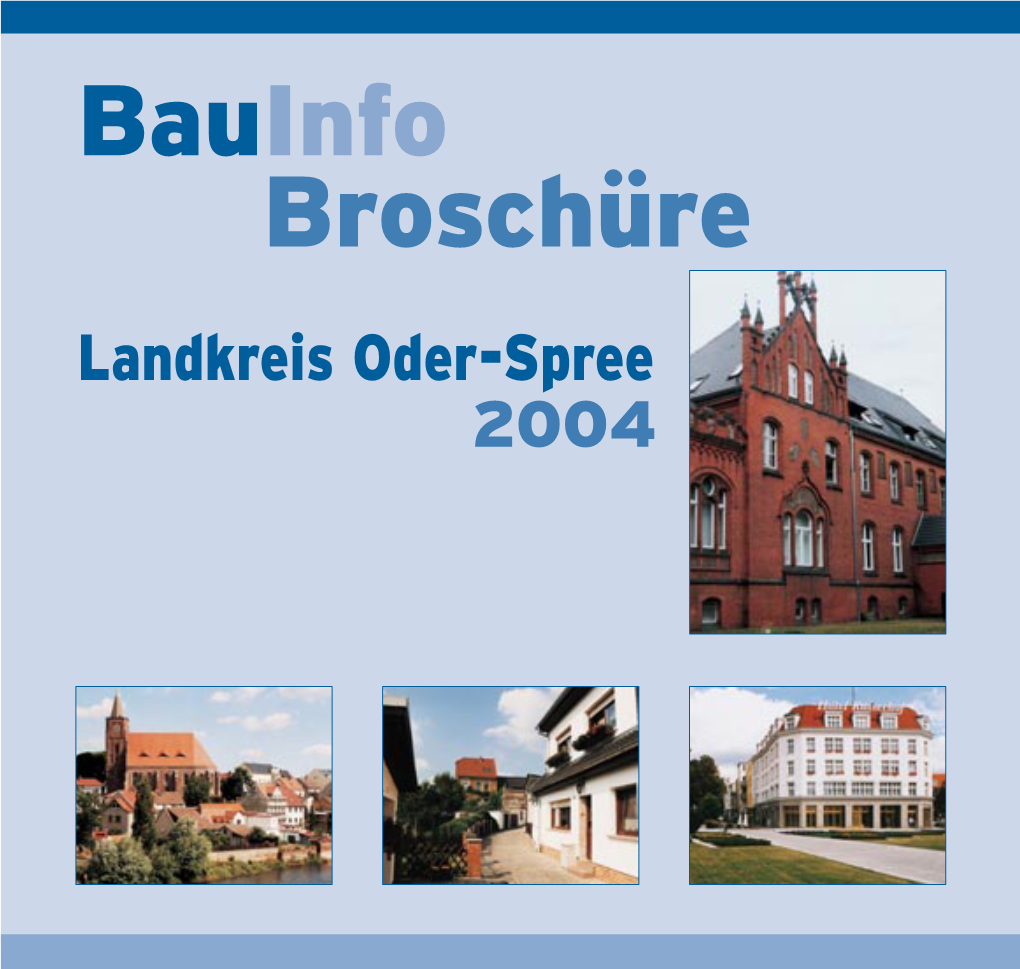 Bau-Infobroschüre Landkreis Oder-Spree