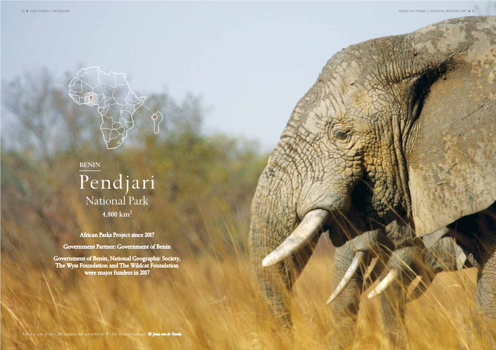 Pendjari African Parks | Annual Report 2017 83