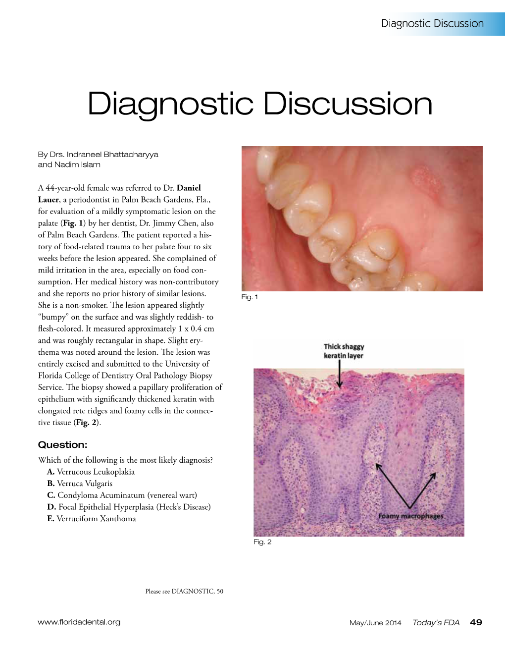 Diagnostic Discussion