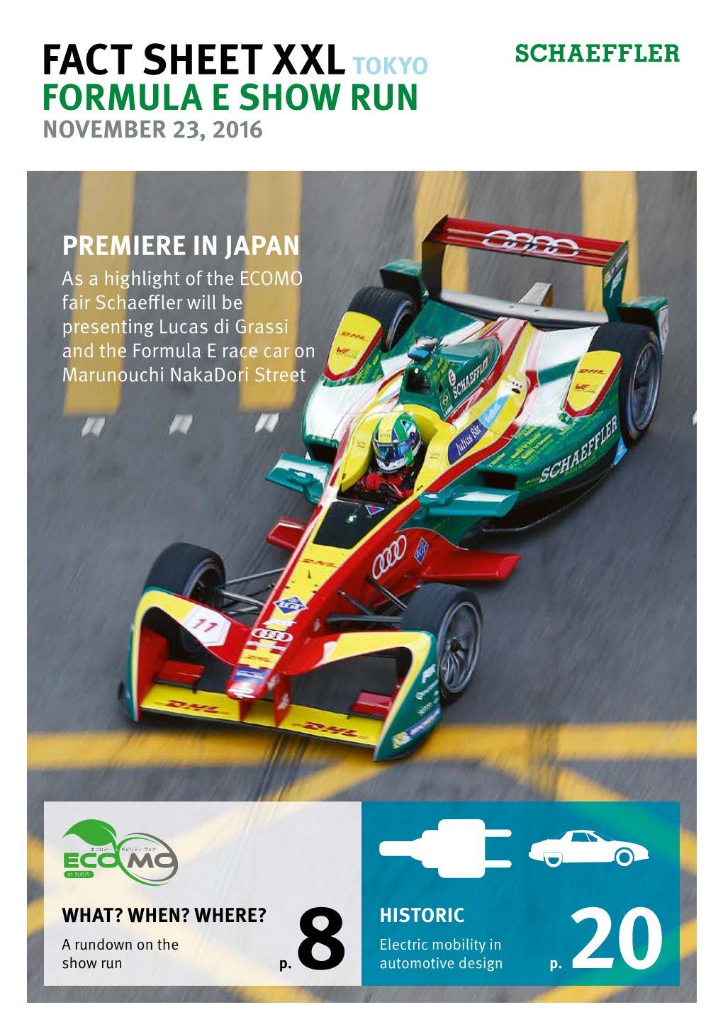 Fact Sheet XXL Formula E Tokyo November 23, 2016