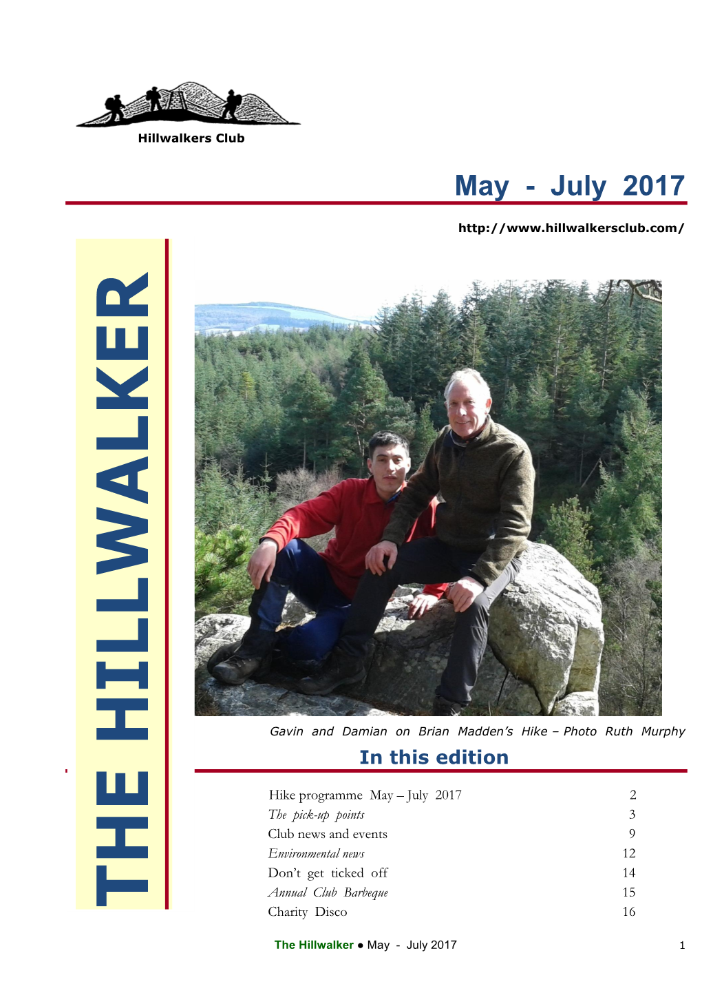 The Hillwalker ● May - July 2017 1 H E R Committee 2016/17