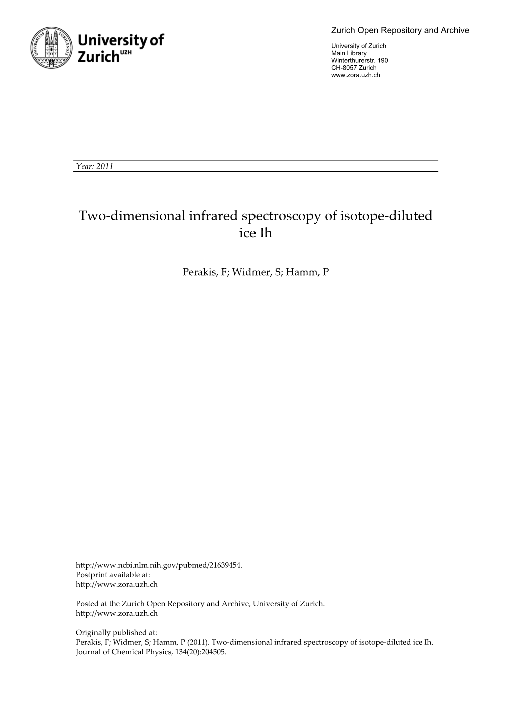 Two-Dimensional Infrared Spectroscopy of Isotope-Diluted Ice Ih