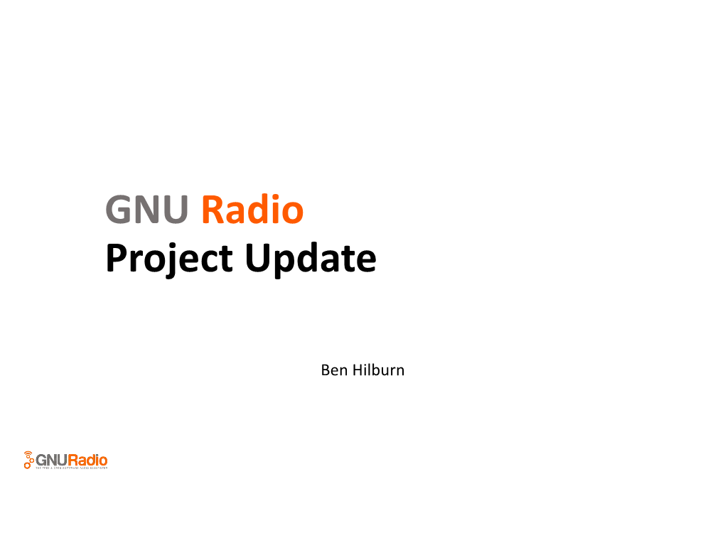 GNU Radio Update 2019