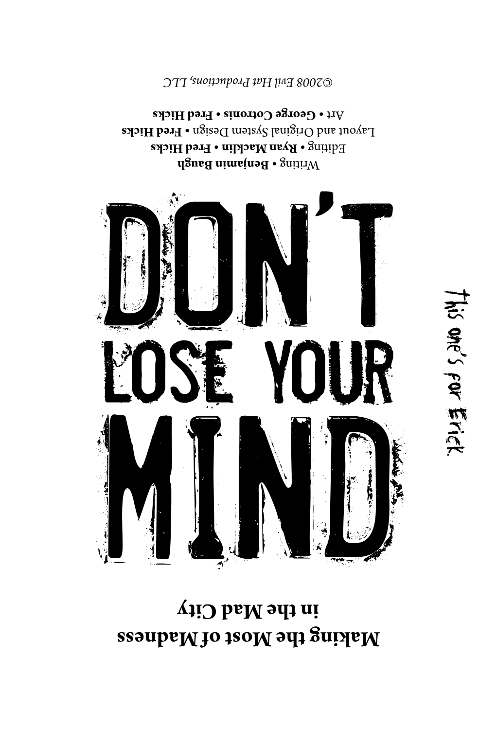 Don't Lose Your Mind