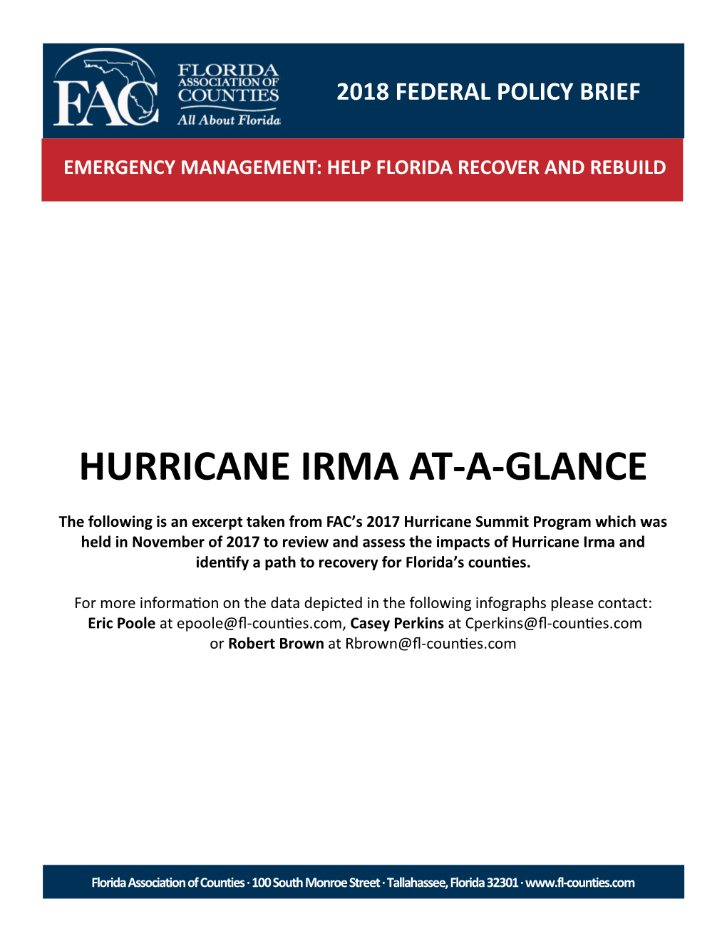 Hurricane Irma At-A-Glance