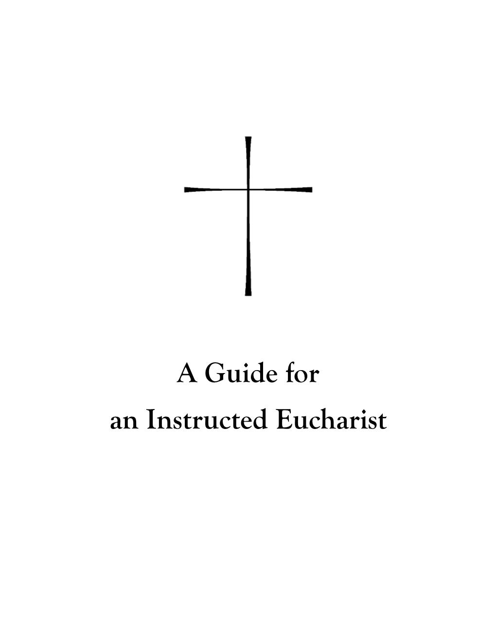 Instructed Eucharist Booklet.Pub