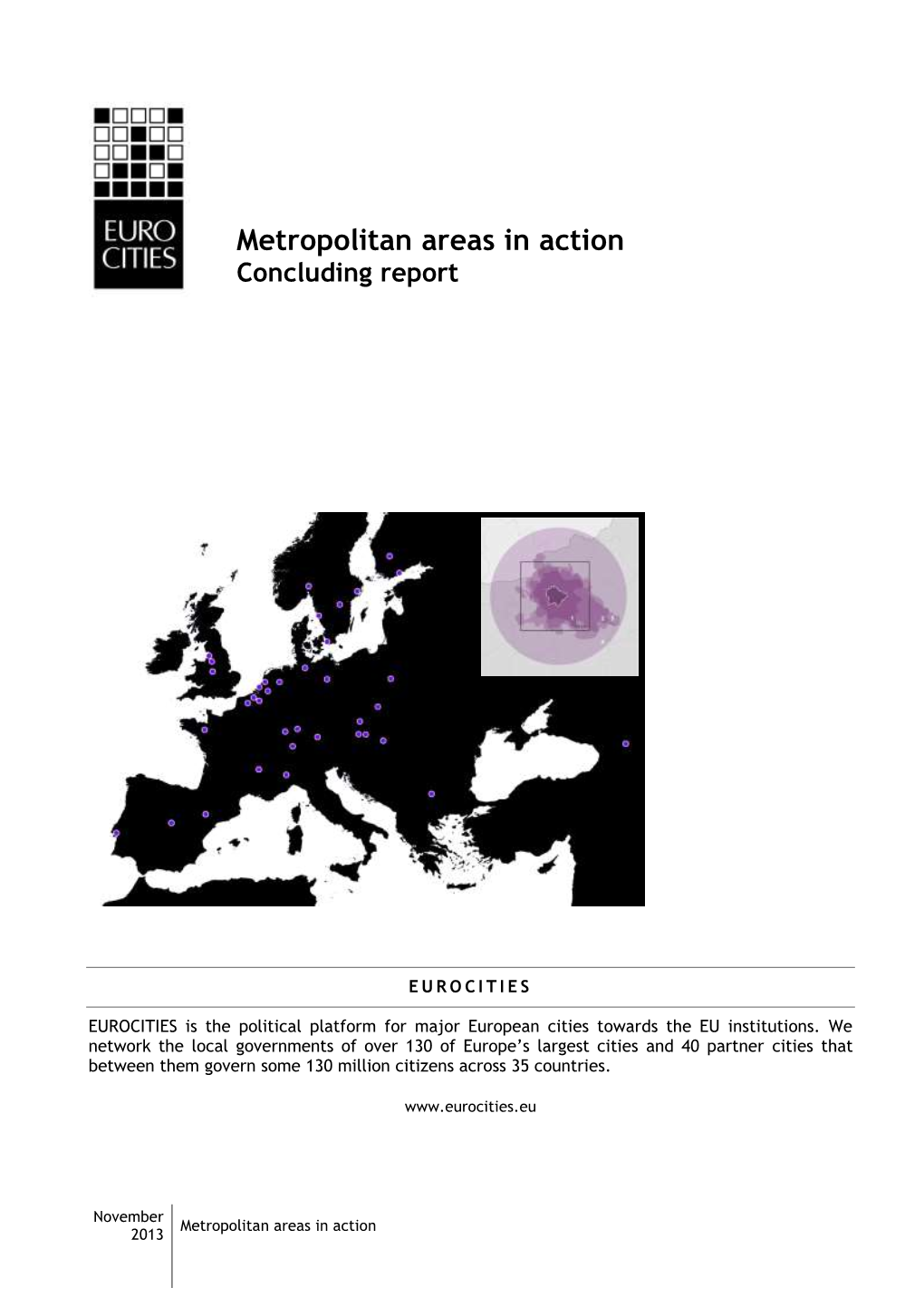 Metropolitan Areas in Action Concluding Report