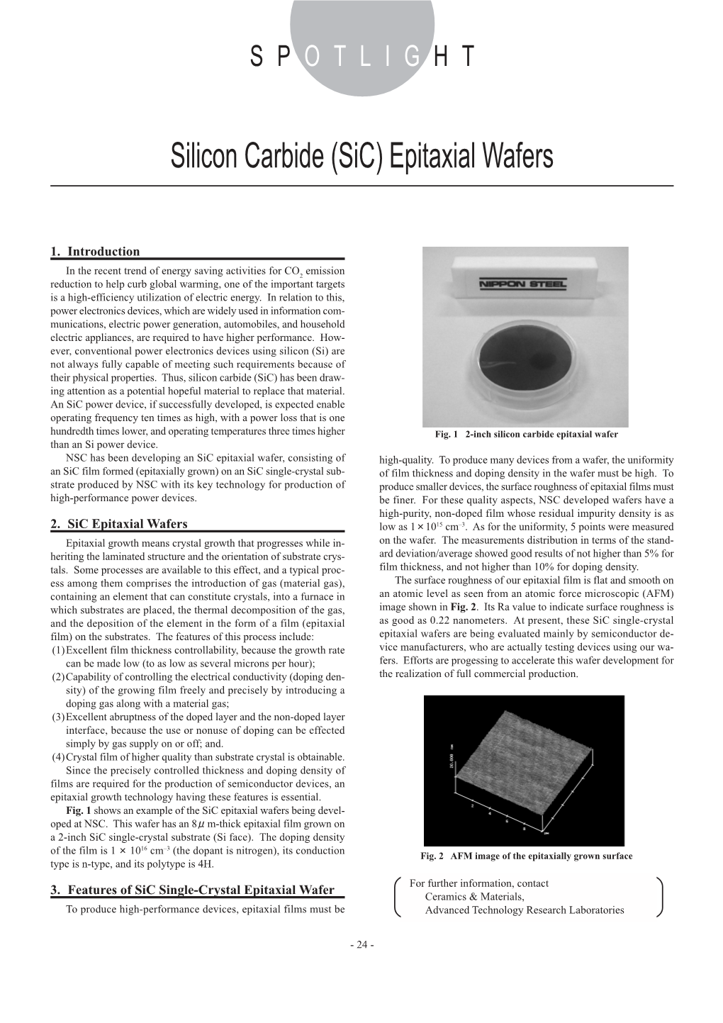 Silicon Carbide (Sic) Epitaxial Wafers