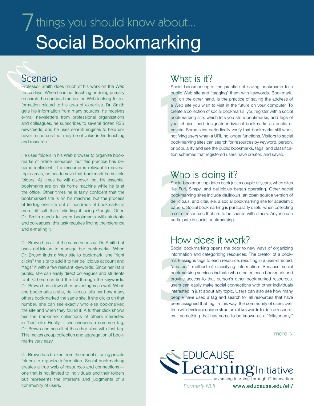 7 Things You Should Know About Social Bookmarking