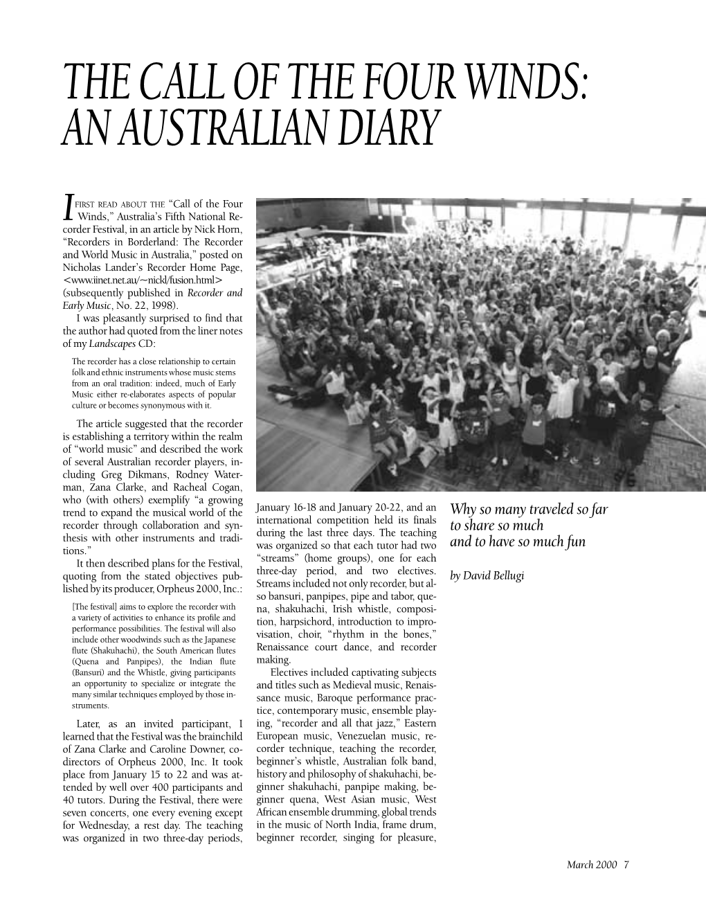 An Australian Diary