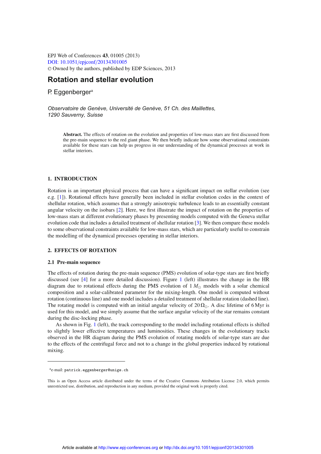 Rotation and Stellar Evolution