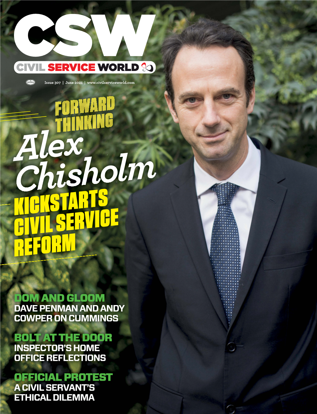 Alex Chisholm KICKSTARTS CIVIL SERVICE REFORM