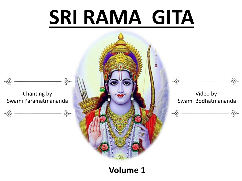 Sri Rama Gita
