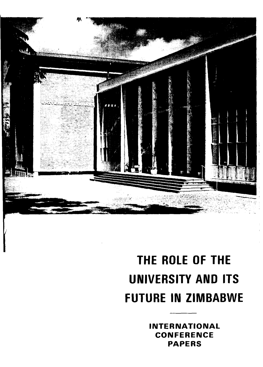 The Role of the University and Its Future in Zimbabwe