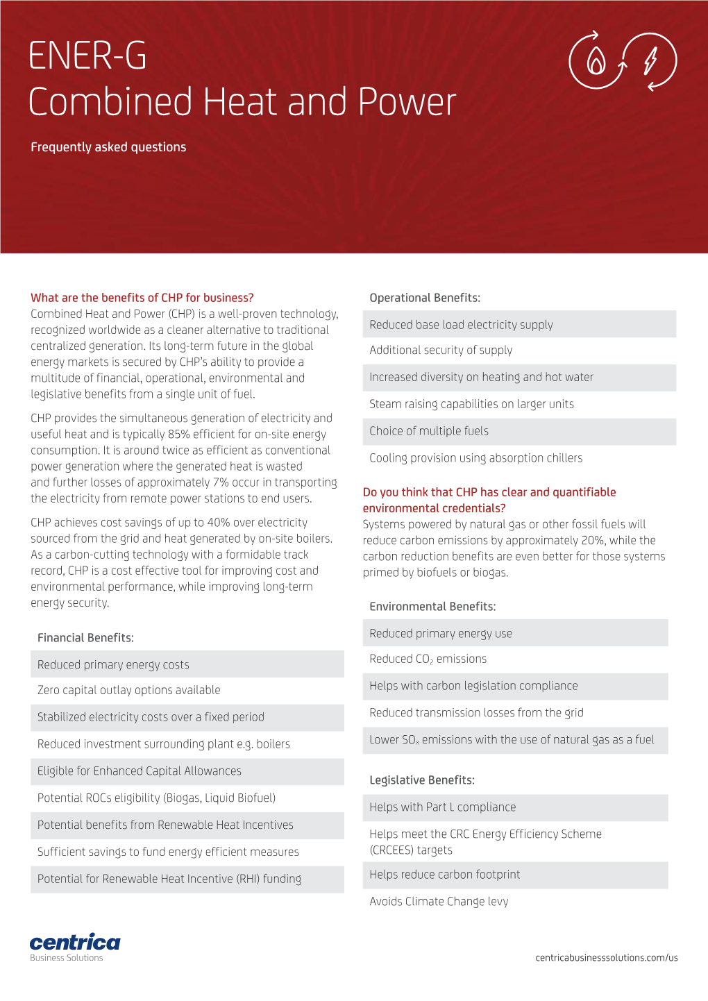 ENER-G Combined Heat and Power