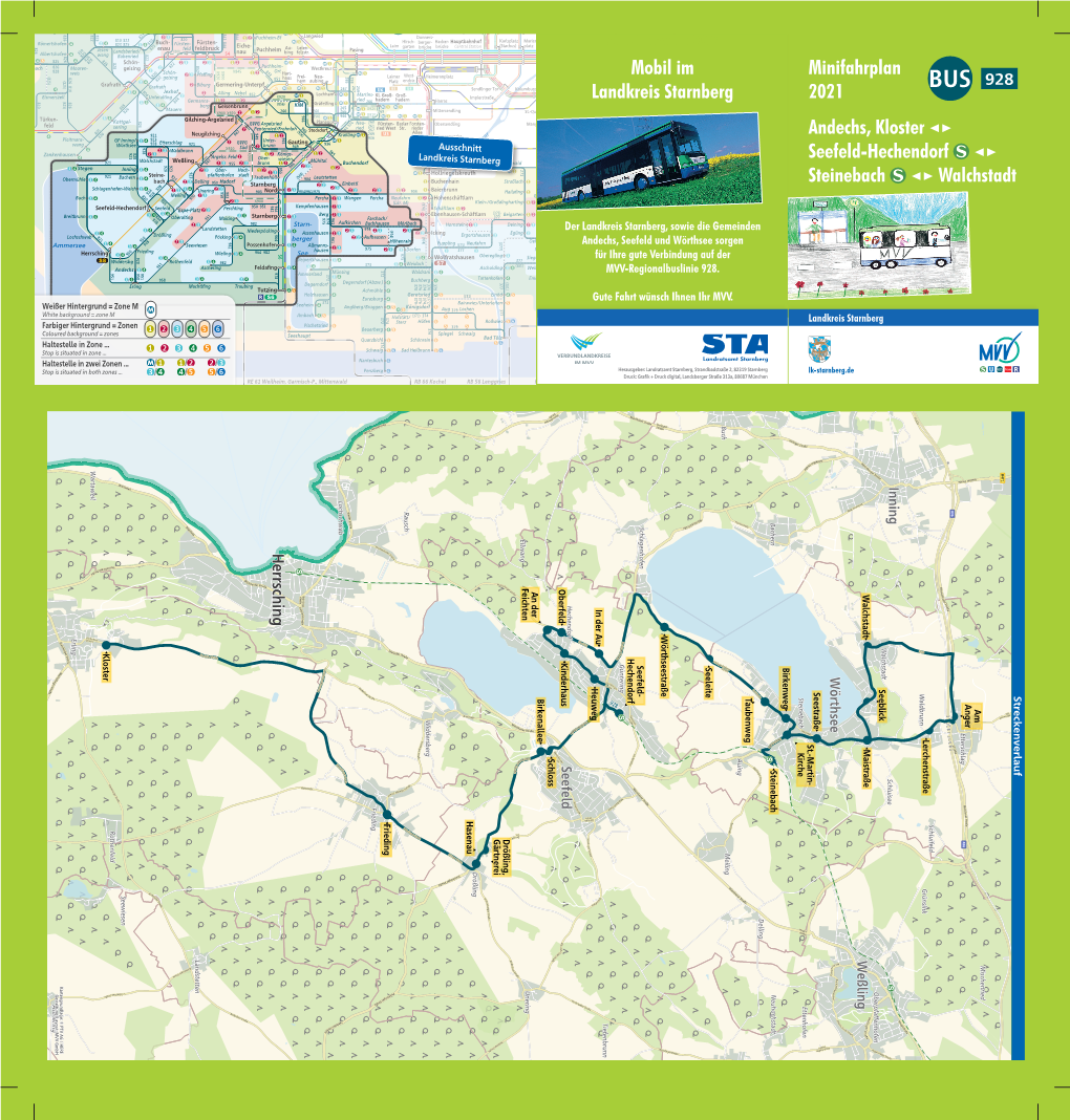 Mobil Im Landkreis Starnberg Minifahrplan 2021 Andechs, Kloster