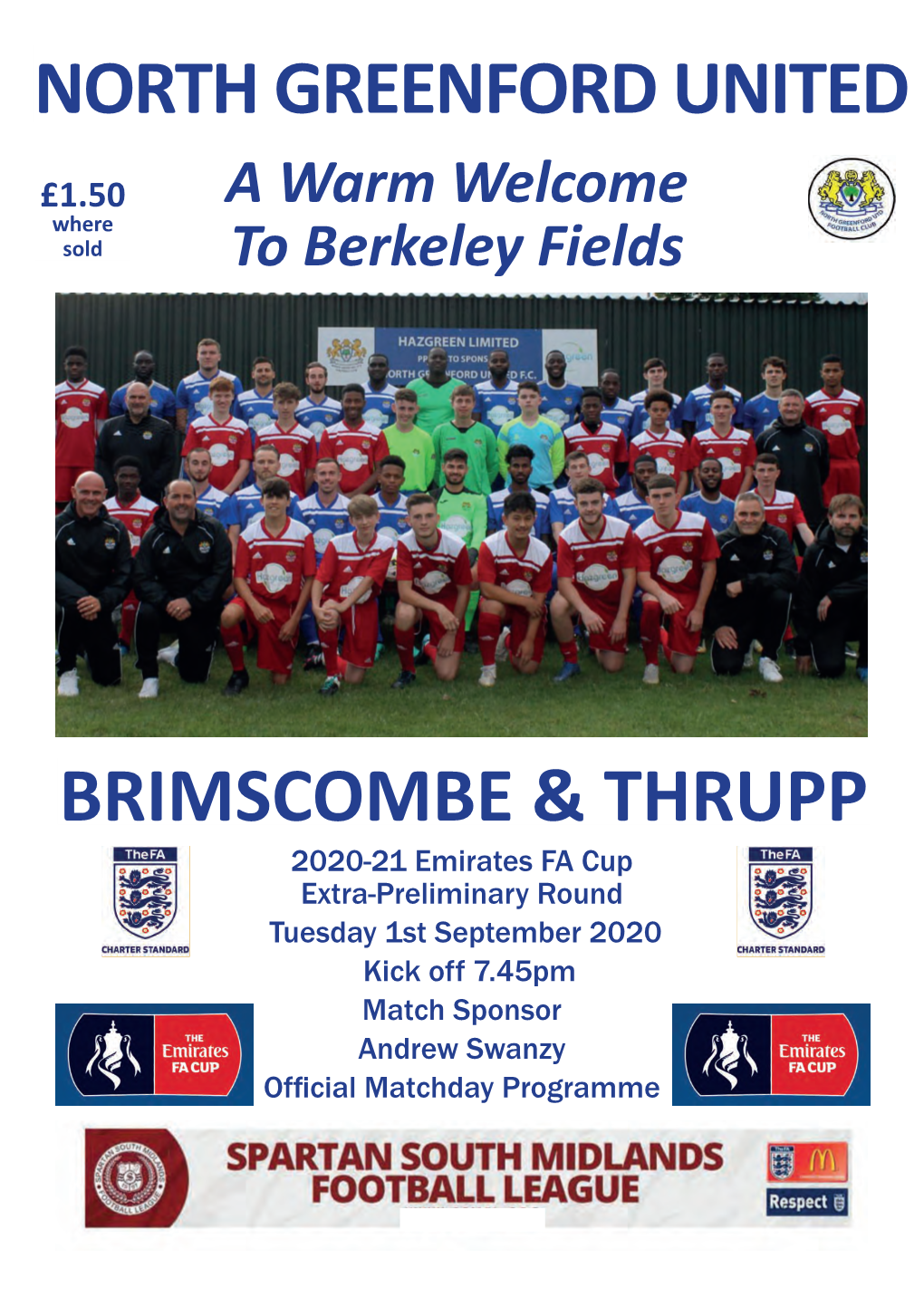 North Greenford United Brimscombe & Thrupp