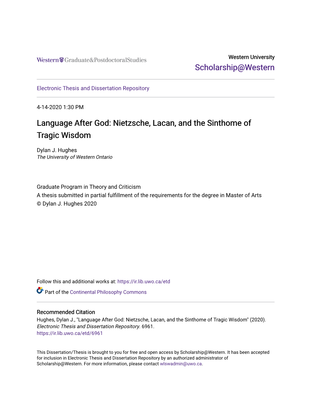 Nietzsche, Lacan, and the Sinthome of Tragic Wisdom