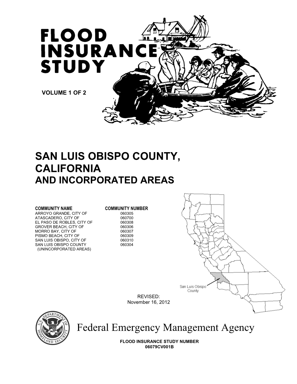 San Luis Obispo County, California and Incorporated Areas