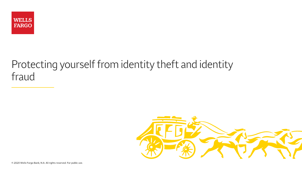 Protecting Yourself from Identity Theft and Identity Fraud