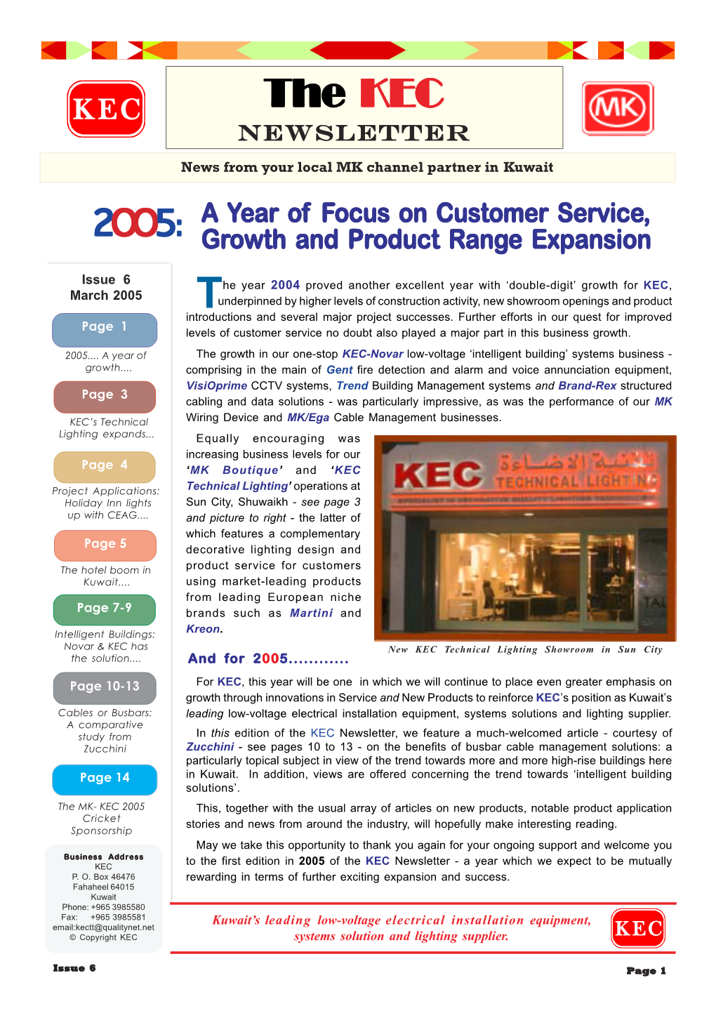 KEC Newsletter6 27.3.05 Final2