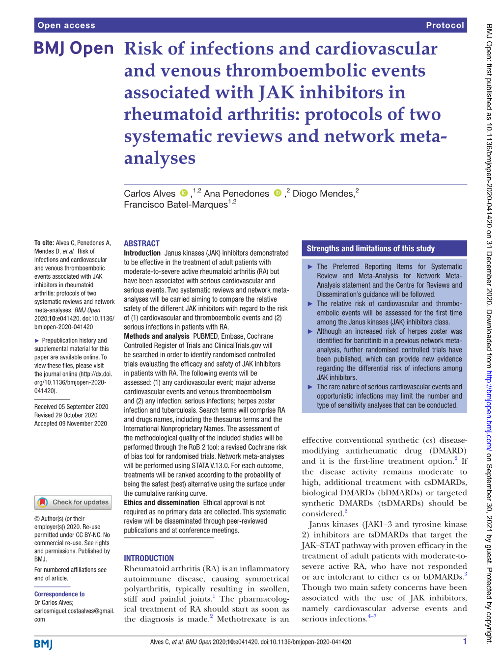 Risk of Infections and Cardiovascular and Venous Thromboembolic Events Associated with JAK Inhibitors in Rheumatoid Arthritis