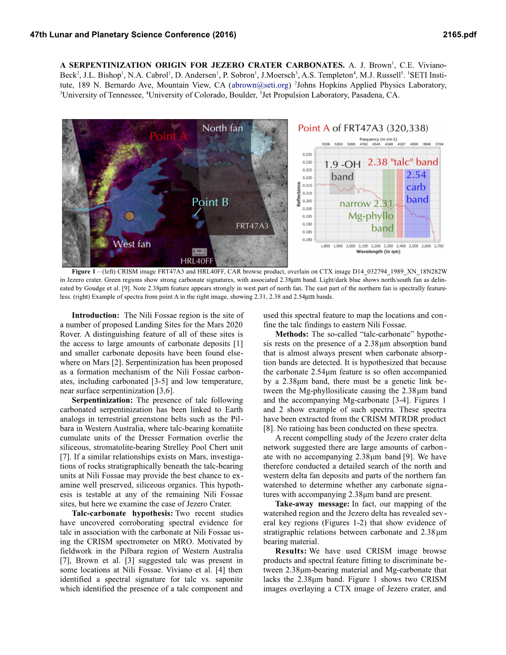 A Serpentinization Origin for Jezero Crater Carbonates