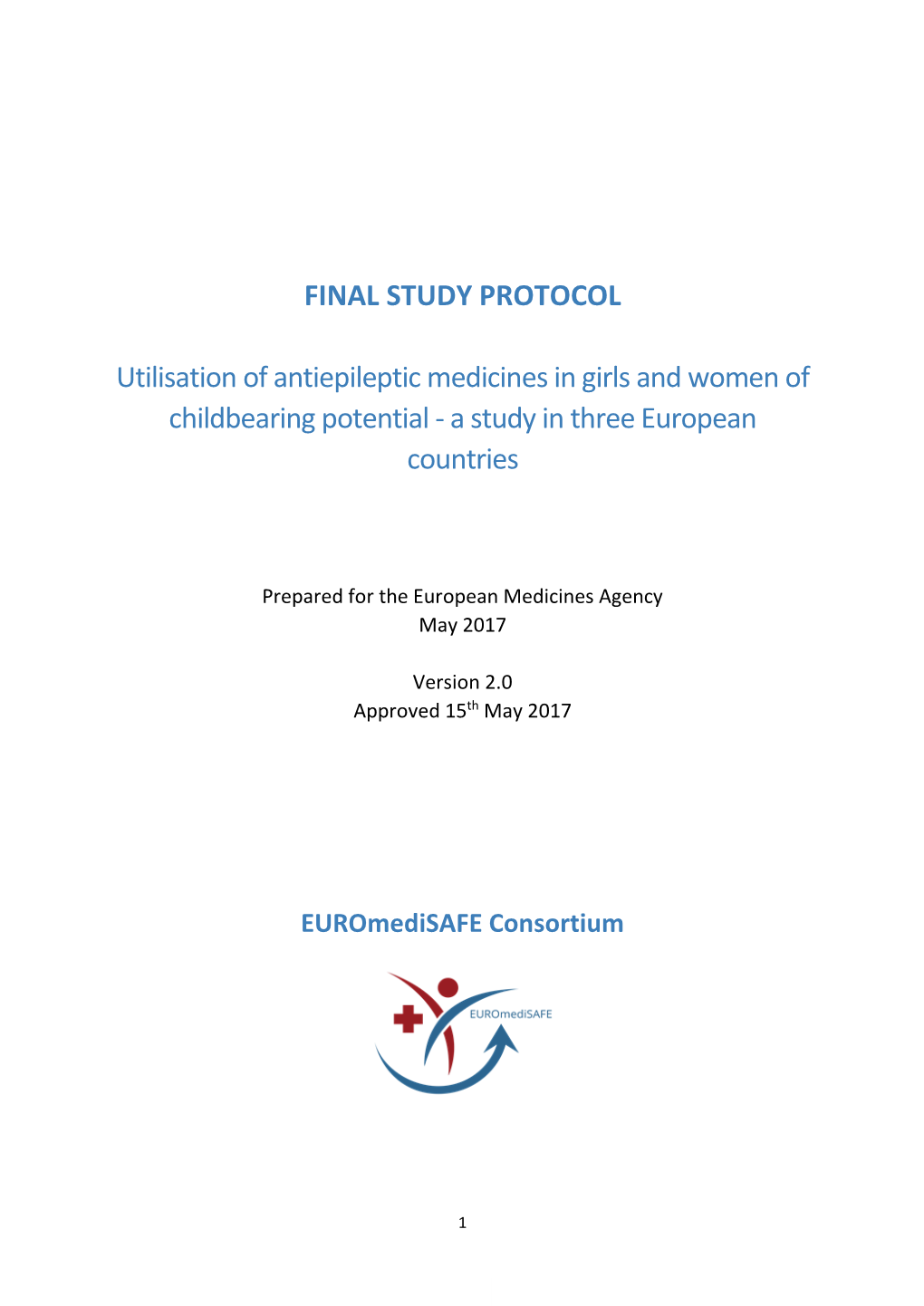 FINAL STUDY PROTOCOL Utilisation of Antiepileptic Medicines in Girls