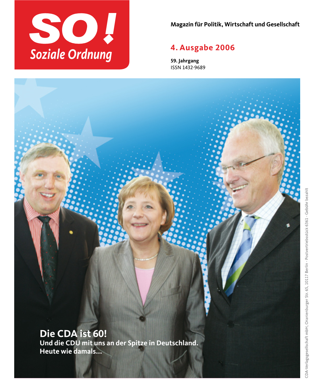 Die CDA Ist60! ISSN 1432-9689ISSN 59