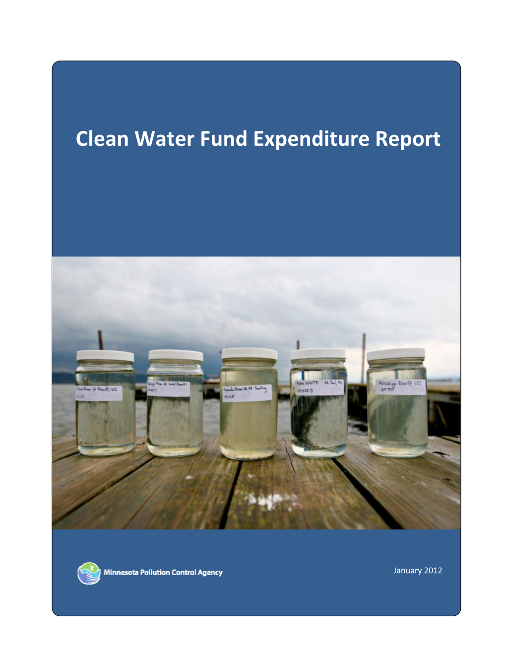 Clean Water Fund Expenditure Report