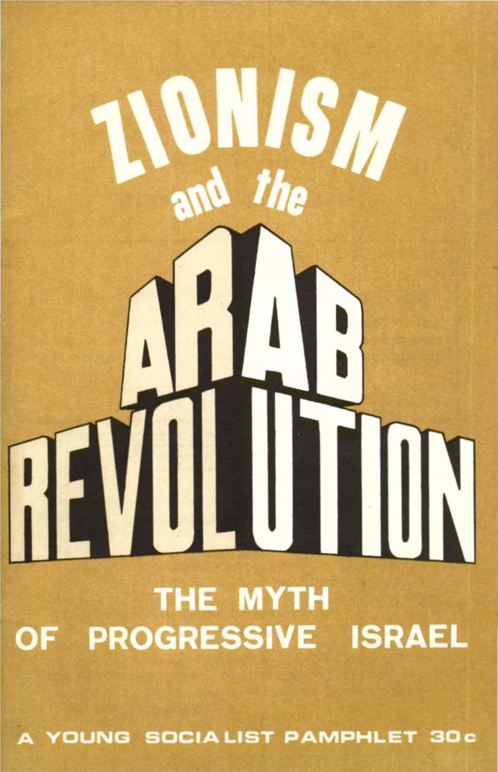 Zionism and the Arab Revolution