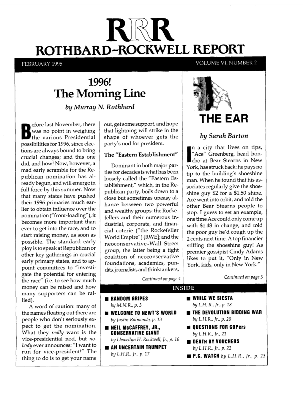 Rothbard-Rockwell Report